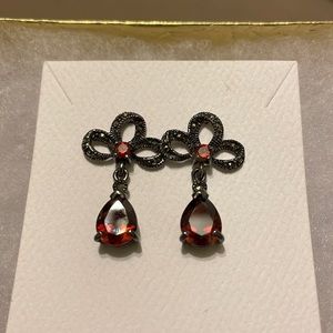 Garnet earrings